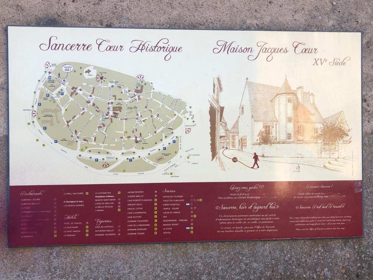 Appartement Centre Historique Sancerre Buitenkant foto